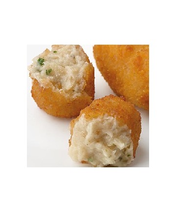 croquetes de bacallà 25 gr. bossa 1 kg.